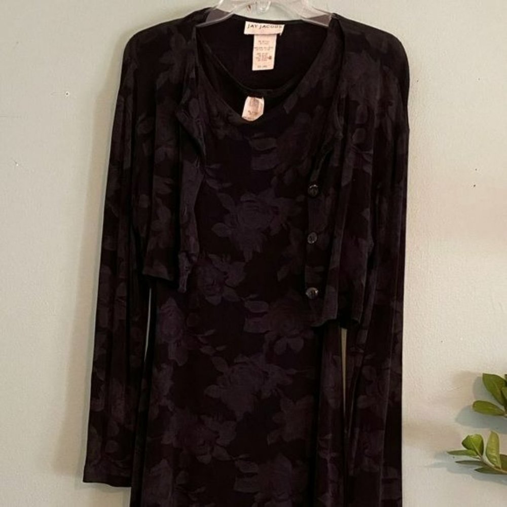 Jay Jacobs 2 piece dress and bolero Lg.